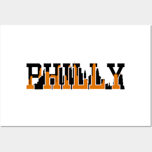 Philly Skyline Posters and Art